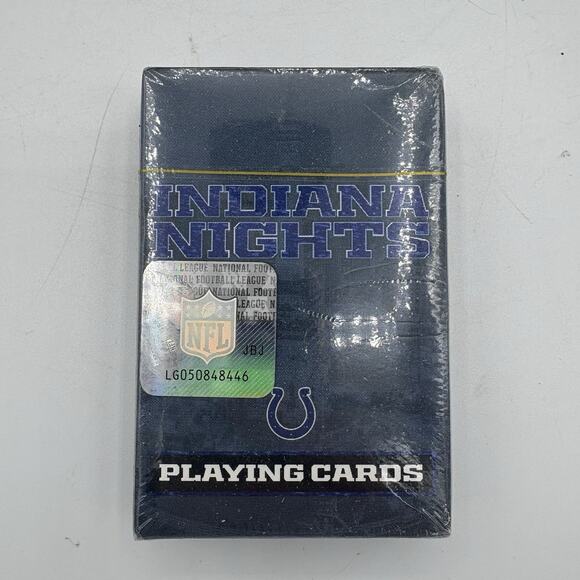 Indianapolis Colts Playing Cards Indiana Nights Lucas‎ Oil Stadium Sealed Give C - Picture 1 of 6